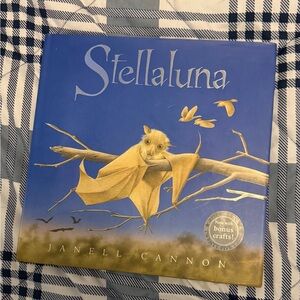 Like new hard cover book of Stellaluna is a great story for kids.